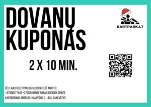 Dovanų kuponas 20 min